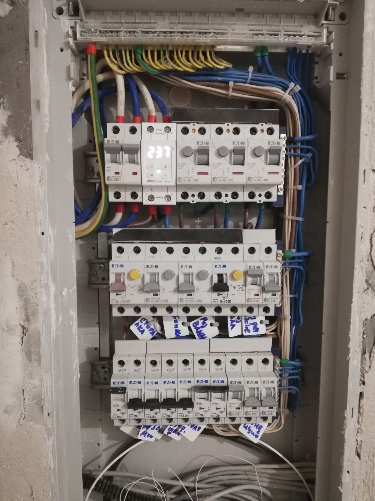 Сборка щитка